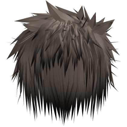 Ash Brown Spiky Emo Punk Anime Boy Hair Roblox item