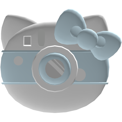 ♡ : kawaii hello kitty camera in baby pastel blue 