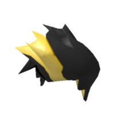 Black and yello Hair Roblox decal