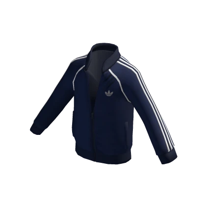adidas Blue Jacket slightly open Roblox Item Rolimon s