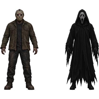 Jason Voorhees and Ghostface