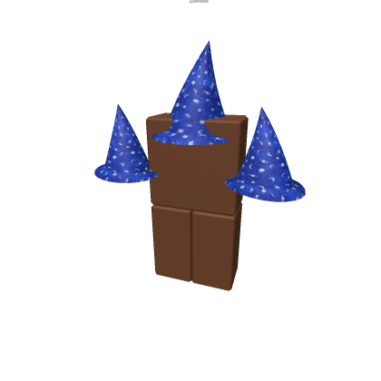 turns ur head and arms into wizard hats