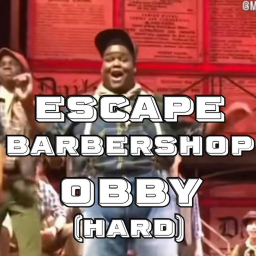 (100 STAGES) ESCAPE BARBERSHOP HAIRCUT OBBY!