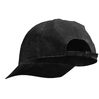 [Y2K] Black Distressed Hat on Back Roblox item