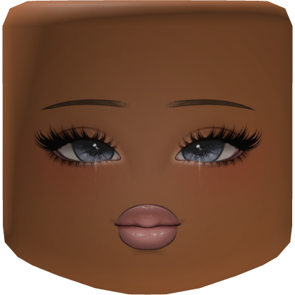 Cold Blushing Makeup Face Brown Skin Tone Roblox item