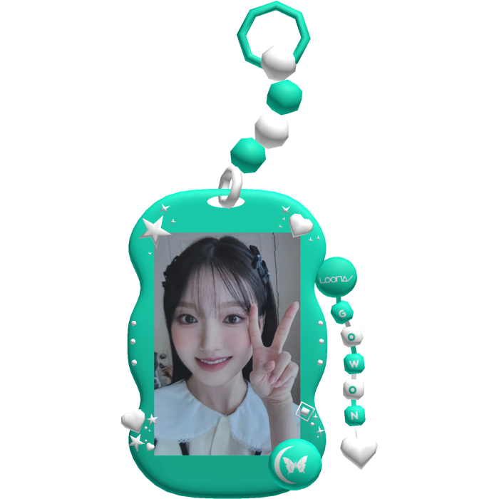 Loona Go Won Photocard Kpop Keychain