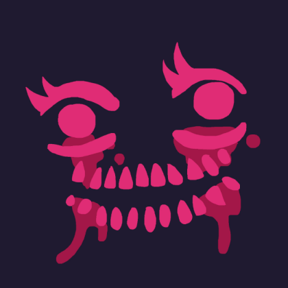 corrupt girl face fnf Roblox decal
