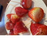 The strawberry’s are yummy