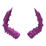 Pink Spiked Despair Horns