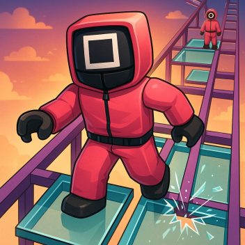 🚨 IMPOSSIBLE Glass Bridge Obby! (Squid Game) 🚨