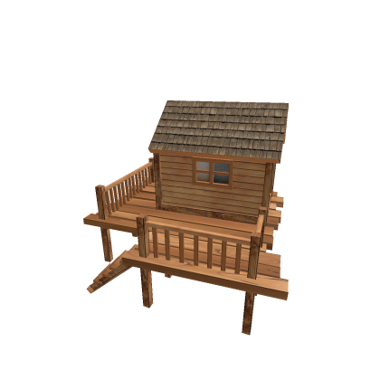 Mesh log house