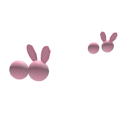 Low pink bunny bobbles Ი𐑼