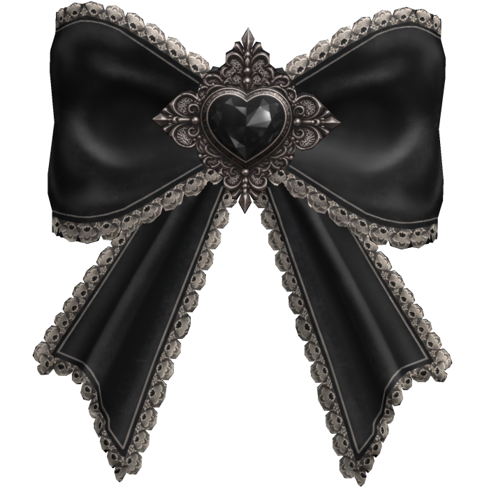 Goth Vampire Hair Bow