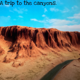 a trip to the canyons