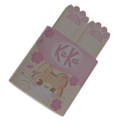 ♡ kitty cat chocolate bar 
