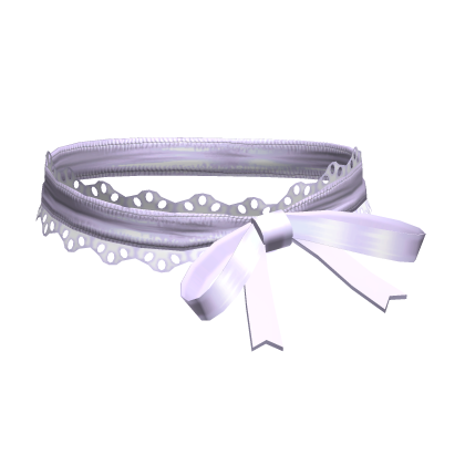 Gothic Kawaii Lace Ribbon Bow Choker Light Purple Roblox item