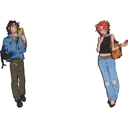 Mitsuki Koga & Aya Osawa Cutout | TGSWIIWAGAA