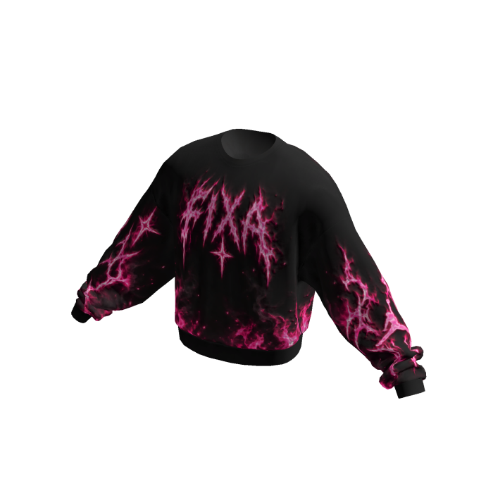 Sudadera Fixa Fire Rosado