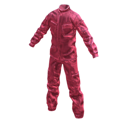 Game Show Rosa Pink Work Uniform Coverall Jumpsuit