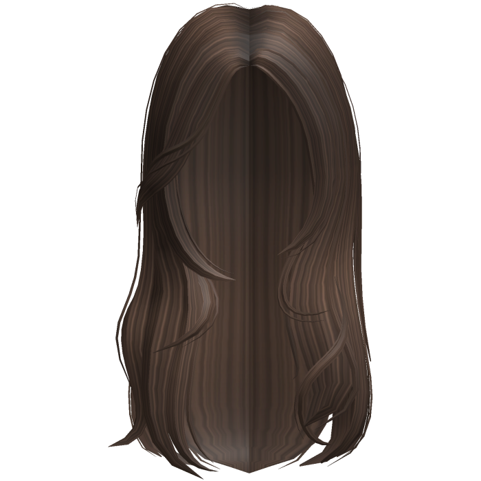 Brown Long Straight Layered Blowout