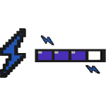 8-Bit Electric Health Bar
