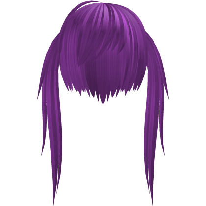 Neon purple alt vkei anime cute scene cut pigtails Roblox item