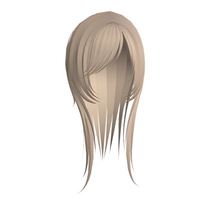 ♱ blonde scene long razor layered hair Roblox item