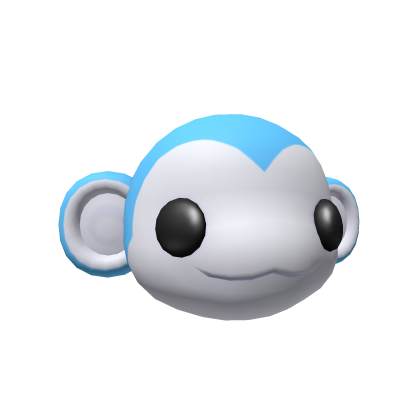 Blue Monkey Head Roblox item
