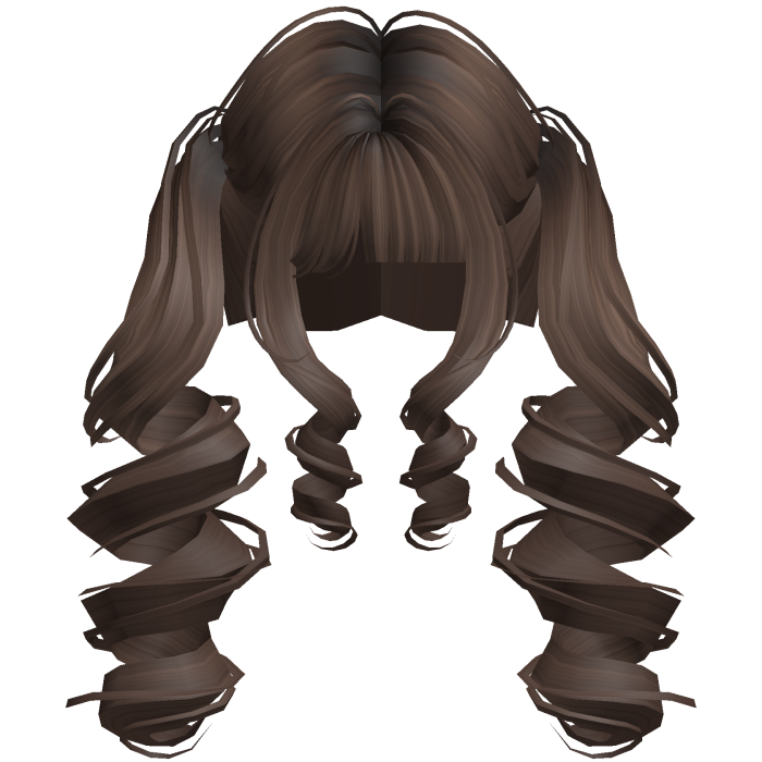 Brown Dolly Spiral Twin Tails 🎀