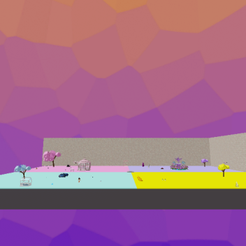 Yellow Blue Pink And Purple