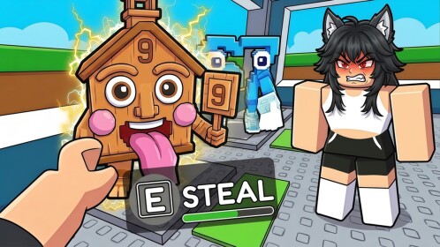 Steal Brainrots from Baddies!