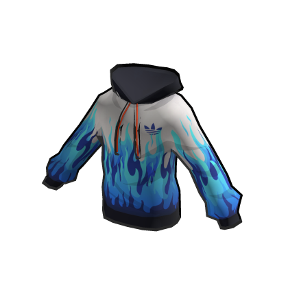 adidas Void Hoodie Blue Flame on White thumbnail