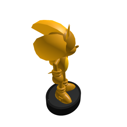 Golden Sonic Statue [FREE]