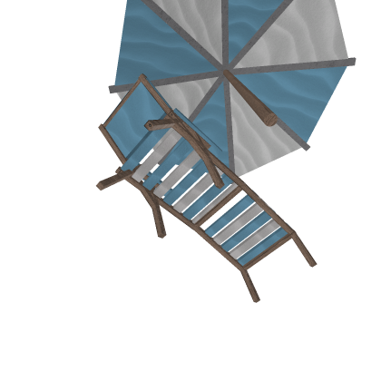 Beach Chair and Umbrella