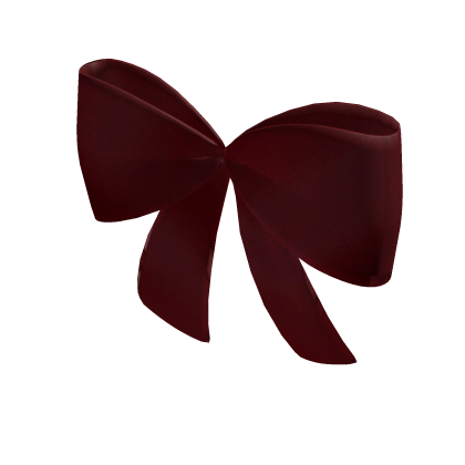 Dark Red Bow for Korblox