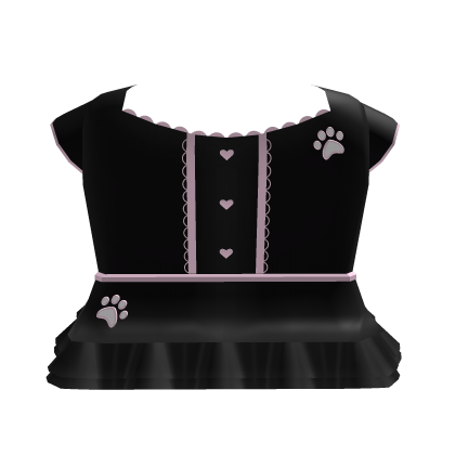 ♡ Kawaii Pink Paw Dress