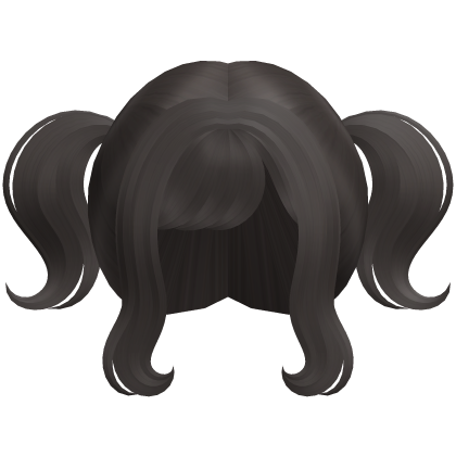 dark ash wispy anime cutie mini pigtails