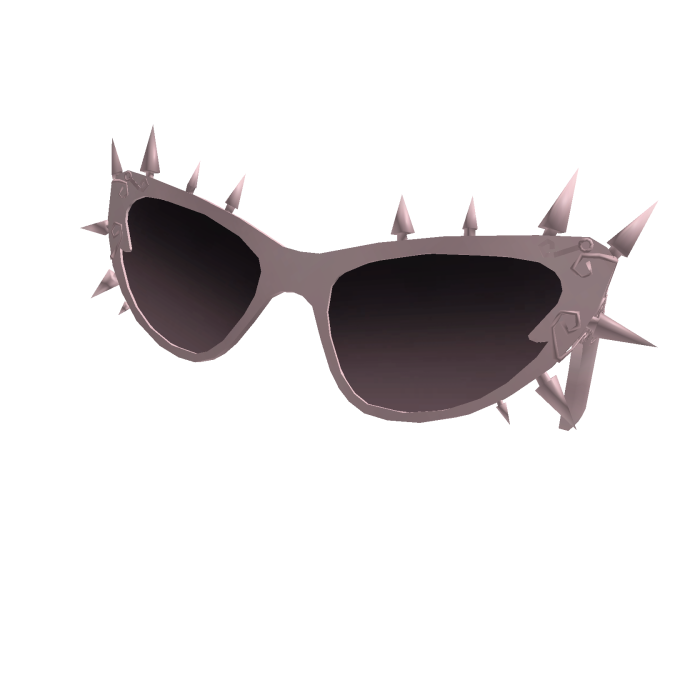 Pink Sunglasses Gothic Spike Emo Y2K