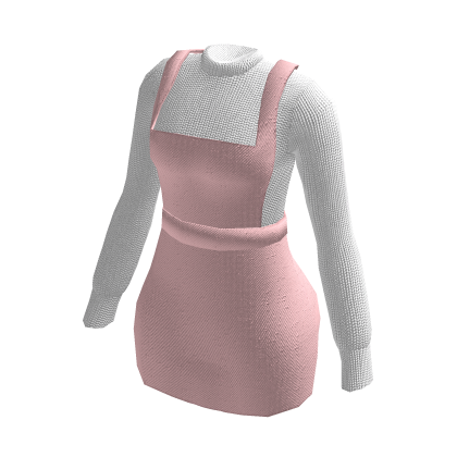 Y2K Pink Romper Dress thumbnail