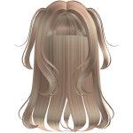 Blonde Wavy Pigtails Hair