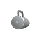 Grey Preppy Water Cup Holdable
