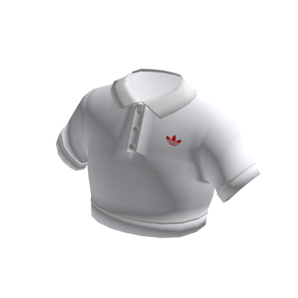 adidas Cropped White Polo Roblox