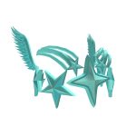 Teal Phoenix Star Crown