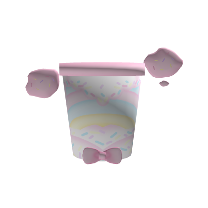  . ‿ ♡unicorn icecream tub w/ messy sprinkles Roblox item