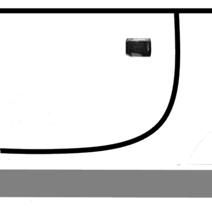Car Door Outline Left -Larger- Roblox decal