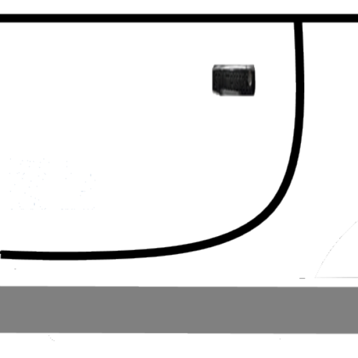 Car Door Outline Left -Larger- Roblox decal