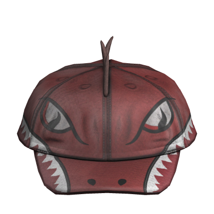 Y2K Red Dino Cap