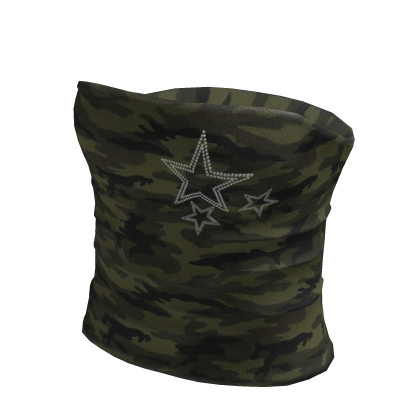 Green Y2K Camo Tank Top