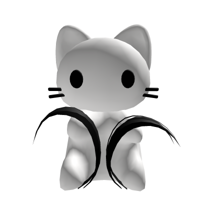 ♯ Cute Cat Playing With Black Hair Roblox item