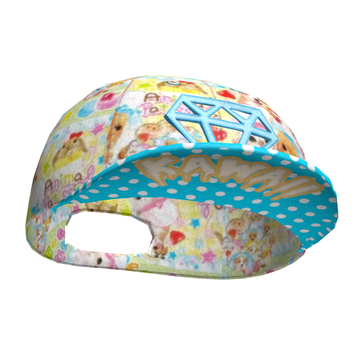 ♡  harajuku polka dot kawaii diamond snapback 